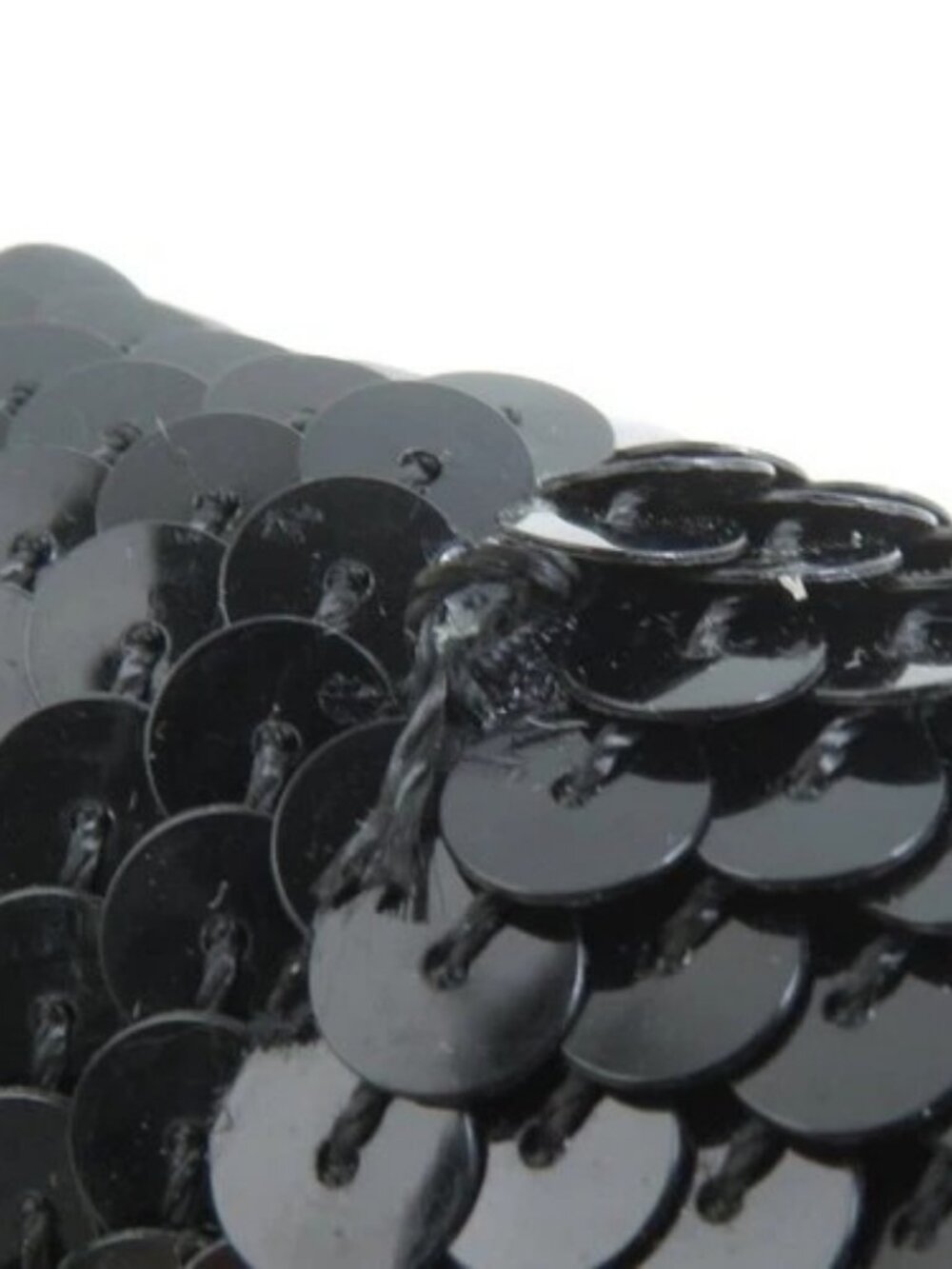 Auth CHANEL Hair Accessory Black Sequin - e61042a - Picture 4 of 8